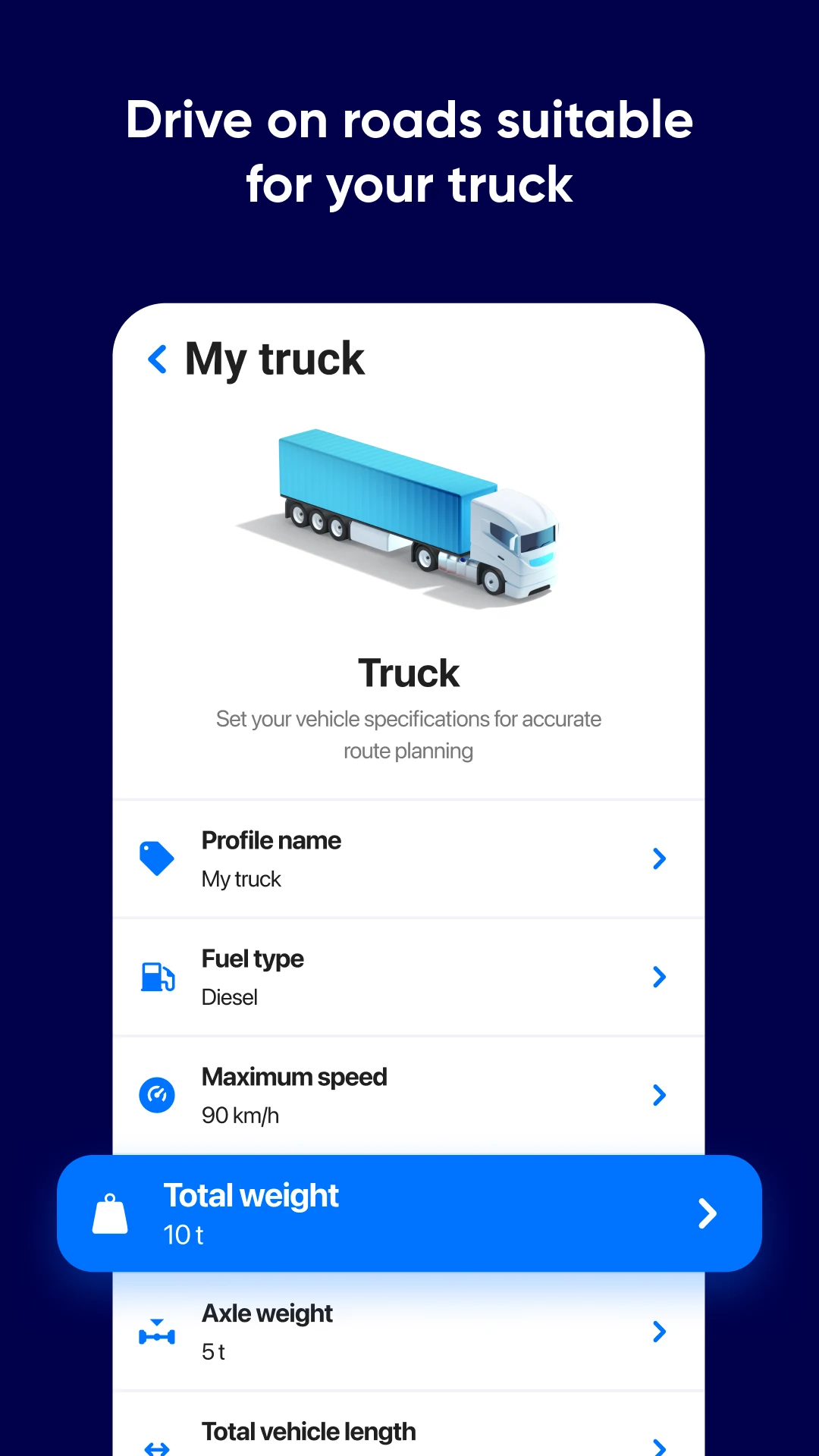 Eurowag Navigation - Truck GPS screenshot