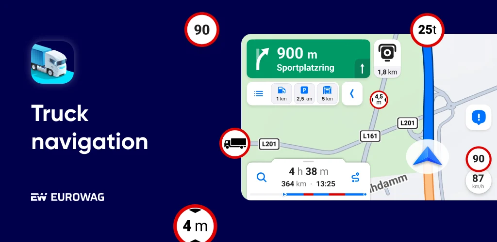 Eurowag Navigation - Truck GPS screenshot